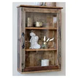 Chic Antique Wandregal 60 x 40 x 13 cm Braun