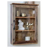 Chic Antique Wandregal 60 x 40 x 13 cm Braun