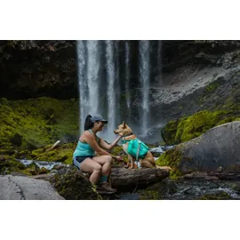 Ruffwear Front Range Hunderucksack Aurora Teal XS