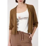 Monari Jacke Stricküberwurf Basic Braun M