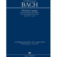 Carus-Verlag Stuttgart Passions-Cantate (Klavierauszug): Die letzten Leiden des Erlösers,
