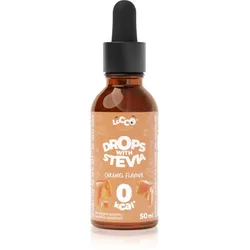 Locco Drops with Stevia 0 kcal Tropfen Geschmack Caramel 50 ml