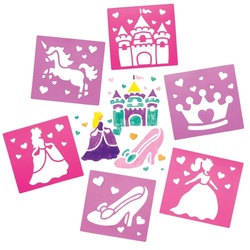 Prinzessin Schablonen  (pro Set 8) Bastelmaterial