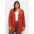 Sieh an! Long-Strickjacke orange 48