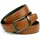 Anthoni Crown Herrengürtel Leder braun/schwarz 85
