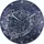 Nextime Milky Way Dome 35,0 cm 3165 blau/weiß
