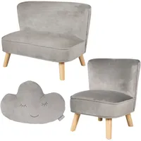 roba »Lil Sofa” enthält Kindersofa, Kindersessel & Dekokissen in Wolkenform,