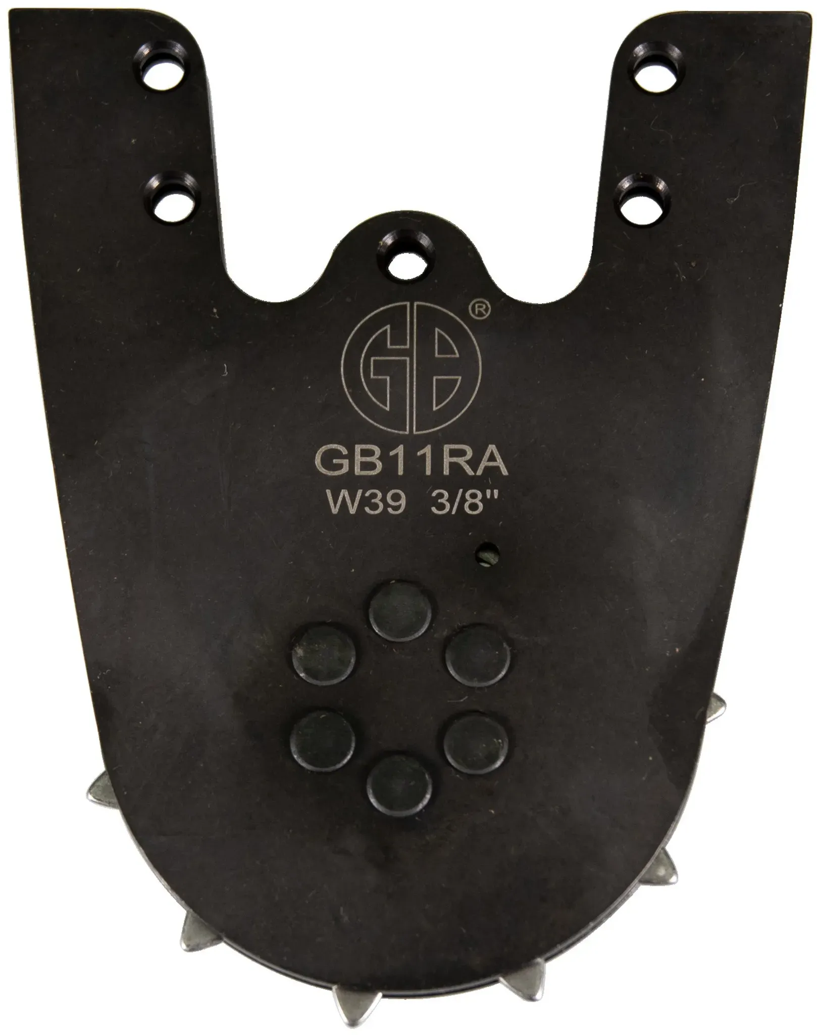 GB Kopfstück für Titanium EXTRA-LONG Schienen 3/8