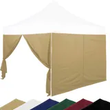 INSTENT® Pro Seitenwand/Seitenteil für Pavillon 3x3m mit XXL Panorama Fenster oder Reißverschluss, wasserabweisend und atmungsaktiv, Farbwahl, für Festzelt, Partyzelt