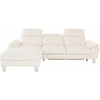 exxpo - sofa fashion Ecksofa »Mantua 2«, weiß