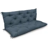 Beautissu Bankauflage 100 x 50 x 50 cm Taubenblau 1 St.