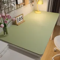 LIVEINU Schreibtischunterlage, PU-Leder-Schreibtischmatte, Multifunktionales Office Mousepad Laptop Schreibunterlage, Tisch-Schutz Unterlage für Büro Zuhause, Grün, 50x100cm
