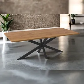 möbelliebling JOSY 240 x 77 x 100 cm Wildeiche schwarz