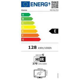 Hisense 85E7NQ Pro 85 Zoll QLED 4K TV