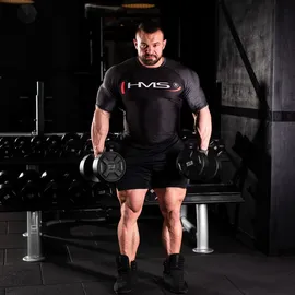 HMS HPC Kurzhantel Fitnesshantel 27,5 kg schwarz|grau