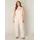 Base Level Curvy "Arah", Damen, Gr. 58 (60), Länge 32, beige (light beige), Web, Obermaterial: 97% Polyester, 3% Elasthan, unifarben, loose fit extralang, Hosen Treggings, mit elastischem Bund
