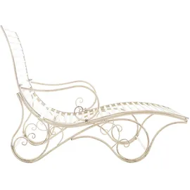 deluke SENTA Sonnenliege 140 x 58 x 101 cm Antik-Creme