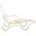 deluke SENTA Sonnenliege 140 x 58 x 101 cm Antik-Creme