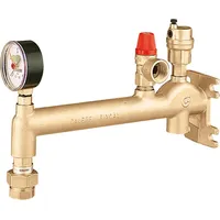CALEFFI Gefäß-Anschlussgruppe Fixcal 336 mit Kappenventil Messing