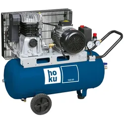 HOKU Kolbenkompressor 103-50 400V 10bar 50l 2-Zylinder-Hochleistungsaggregat