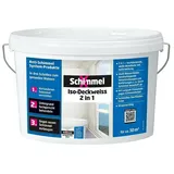 SchimmelX Wandfarbe Iso-Deckweiß 2in1  (Weiß, Stumpfmatt, 5 l)