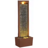 Teamson Home Wasserfallbrunnen Rotstein mit LED 84 cm
