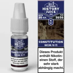 History Juice Constitution NicSalt Liquid 10ml / 20mg