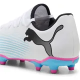 puma white/puma black/poison pink 44