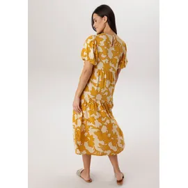 Aniston SELECTED Sommerkleid Geblümt Beige 36