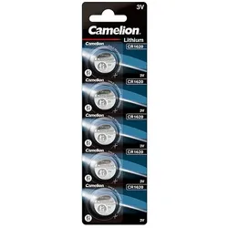 Camelion CR1620 Lithium Knopfzelle 3V - 5 Batterien - 1 x 5er Streifen