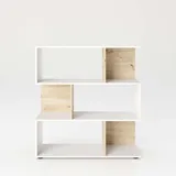 Phoenix Group AG Bücherregal 103 x 36 x 110 cm Weiß/Artisan Eiche