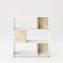 Phoenix Group AG Bücherregal 103 x 36 x 110 cm Weiß/Artisan Eiche