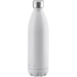 FLSK Edelstahl Trinkflasche white 1 l