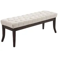 CLP Sitzbank Ramses Stoff antik-dunkel creme/120 cm