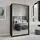 masseno Schwebetürenschrank RIEN 120 x 205 x 60 cm Schwarz