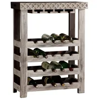 Massivmoebel24 Weinregal 70 x 30 x 90 cm Weiß