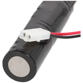 AccuCell Notleuchtenakku NiCd 3,6V 4500mAh L1x3 Mono D mit 200mm Kabel einseitig ersetzt 3,6 V Akku