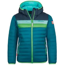 TROLLKIDS Eikefjord Jacke Dark Marine/Mystic Blue/Fresh Green/Arctic Blue 122