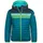 TROLLKIDS Eikefjord Jacke Dark Marine/Mystic Blue/Fresh Green/Arctic Blue 122