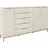Rauch Kombikommode 200 x 111 x 42 cm Beige / Glas Beige (Champagner)