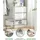 SoBuy FSR134-W Schuhkipper 124 x 115 x 24 cm mit Sitzbank und Schubladen / weiß