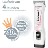 AESCULAP DURATI PROWHITE LITHIUM - IONEN SCHERMASCHINE 2 AKKU ́S SCHERKOPF 1,5 MM