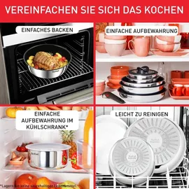 Tefal Ingenio Emotion Topf-Set 20-tlg. 4 x Topf + 4 x Pfanne + 2 x Deckel