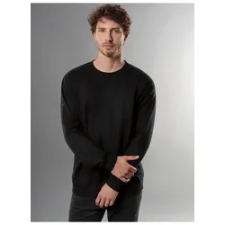Trigema Sweatshirt »TRIGEMA Sweatshirt« Trigema schwarz L