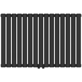 neu.haus Nore Röhrenheizkörper 600 x 900 mm 653 W schwarz Mittelventil