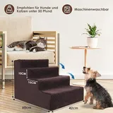 Famanu Hundetreppe für Bett und Sofa - Waschbar, 60x42x40cm