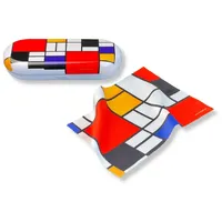 MediMuc Brillenetui Flaches Brillenetui mit passendem Reinigungstuch, Schützt Brillen vor Kratzern und Beschädigungen.