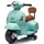 SUN BABY Vespa Elektroroller Kinderfahrzeug grün