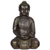 BIRENDY Buddhafigur Buddha NF13106 Bronze Figur XL44cm hoch Statue groß Büste feine Strukturen