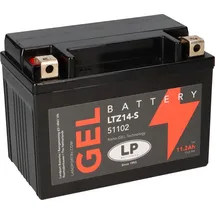 lp landport Lp Ltz14-s 11.2ah Gelbatterie - Black - One Size